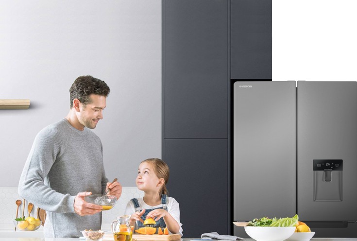 XVISION Refrigerator & Freezer - There Is Enough Space For All Food Items